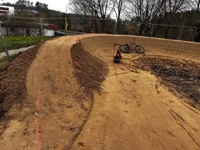 Dajtki z nową atrakcją. Powstaje pumptrack z Olsztyńskiego Budżetu Obywatelskiego