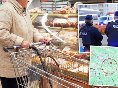 Pani Basia zapłakana stała w Lidlu. Złapano ją na kradzieży jedzenia. Wyjątkowa reakcja policji