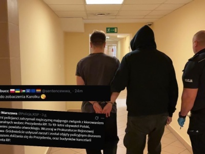 19-latkowi, który groził Karolowi Nawrockiemu, grożą trzy lata więzienia