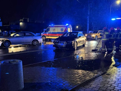 Stłuczka na Zielonej. Tworzą się ogromne korki