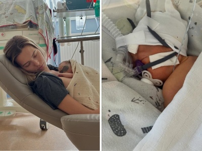 Sandra Kubicka wspomina narodziny syna. 