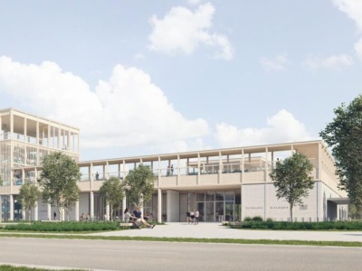 Nowoczesna pływalnia na Białołęce. Basen z trybuną i ogrodem na dachu