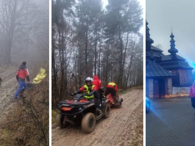 Beskid Niski: dramatyczna akcja poszukiwawcza. 53-latek odnaleziony wychłodzony w rejonie Cegiełki