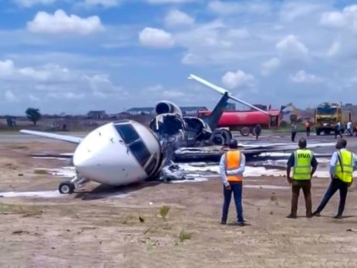 Wypadek embraera ERJ145 w DR Kongo. Wszyscy się ewakuowali