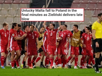 Rozpacz na Malcie po meczu z Polską. Piszą o 