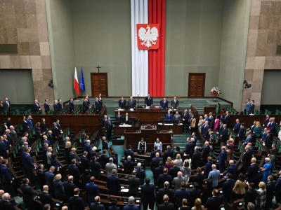 Spadki na giełdach, wzrost ryzyka i nowy marszałek Sejmu