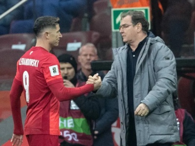 Zimny prysznic dla reprezentacji Polski. Lewandowski nie owijał w bawełnę