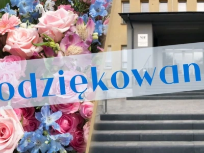 Wdzięczna pacjentka dziękuje dr. n.med. Gerardowi Pogorzelskiemu