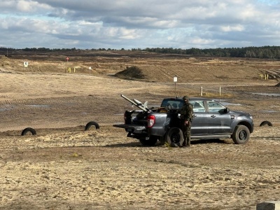 System antydronowy MEROPS zaprezentowany na poligonie Dęba