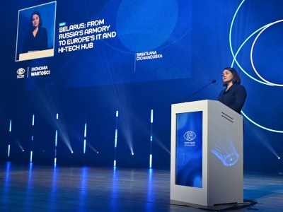 Cichanouska w Krakowie: „Łukaszenka jak dinozaur. Wreszcie wyginie”