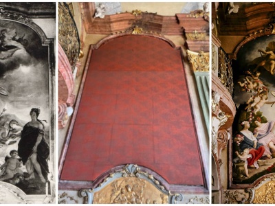 Kopie skradzionych obrazów wypełniły pustkę w Sali Maksymiliana w Zamku Książ