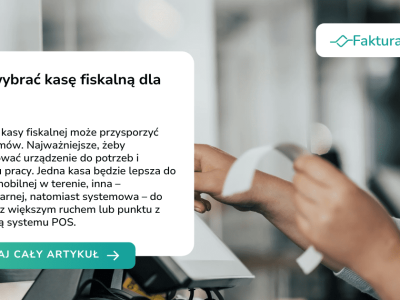 Jak wybrać kasę fiskalną dla JDG?