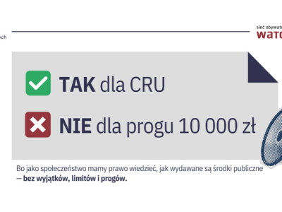 II czytanie ustawy o CRU: próg 10 tys. zł bez poparcia wśród posłów
