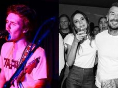 Victoria i David szaleli na koncercie syna. Cruz Beckham zaśpiewał rodzicom o seksie i halucynogennych grzybkach (WIDEO)