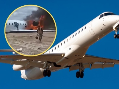 Katastrofa lotnicza w Kongo. Politycy uciekali po skrzydle samolotu