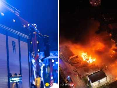Duży pożar pod Krakowem. Do akcji zaangażowano 80 strażaków