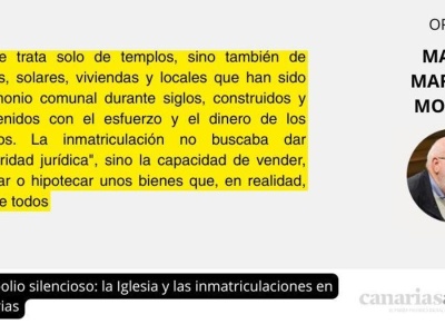 Kościół przejął 532 nieruchomości na Wyspach Kanaryjskich