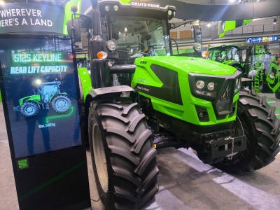 Ciągnik Deutz-Fahr 5 Keyline będzie miał teraz aż 125 koni. Pierwsze sztuki jeszcze w tym roku, a jaka cena?