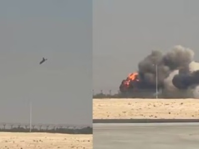 Katastrofa indyjskiego myśliwca na Dubai Air Show