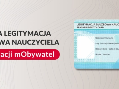 Koniec z noszeniem plastiku. Nauczyciele dostaną cyfrową legitymację w mObywatelu
