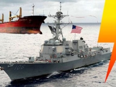 Okręt USA zablokował i zmusił do ucieczki rosyjski statek!