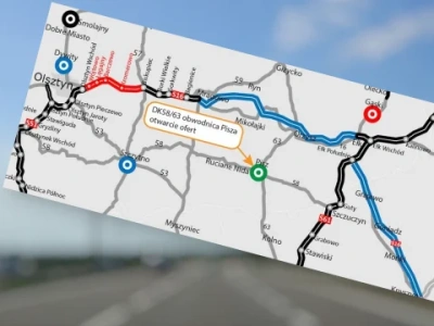 Duże zainteresowanie przetargiem na obwodnicę Pisza. 15 firm zgłosiło oferty