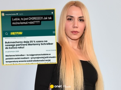 Bukmacherzy obstawiają nowy związek Marianny Schreiber. Celebrytka grzmi: to jest chore