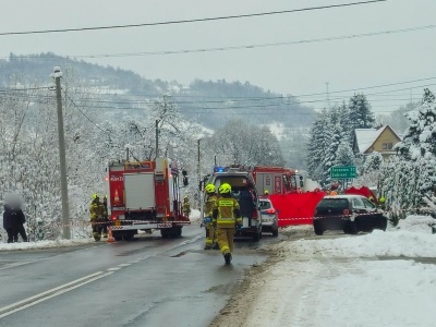 Tragedia na drodze. Nie żyje 65-letnia kobieta