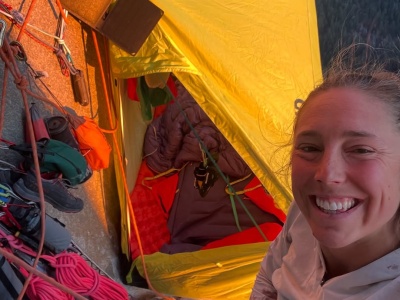 Amity Warme na „Pre-Muir” 5.13d na El Capitanie