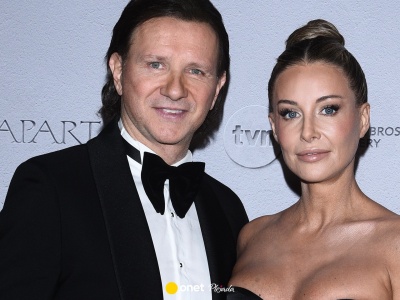 Małgorzata Rozenek-Majdan na balu TVN. Zaskakujące, co trzymała w lewej dłoni