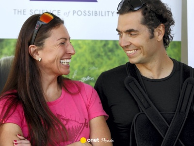 Justyna Kowalczyk i Kacper Tekieli byli nierozłączni. 