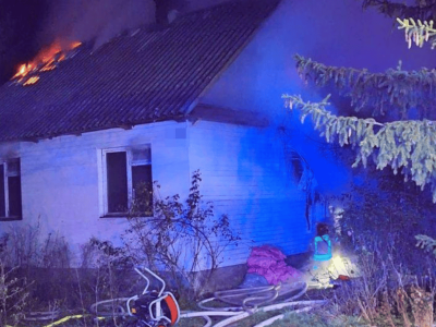 Pies czeka na właściciela, który zginął w pożarze