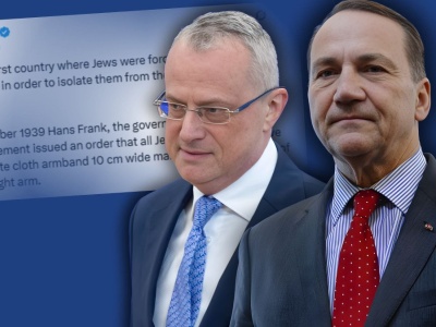 Burza po wpisie Jad Waszem. 