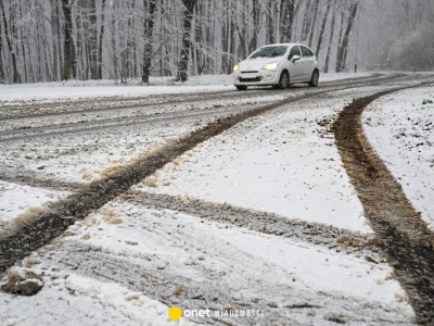 Niebezpieczna sytuacja na trasie w Bieszczadach. Kierowca uciekł w ostatniej chwili