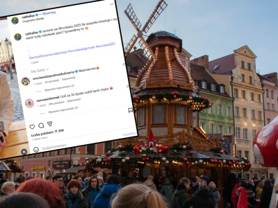 Poszła na jarmark we Wrocławiu. 