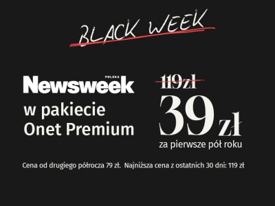Newsweek na Black Week. Specjalna oferta za wyjątkowe dziennikarstwo