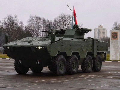 Białoruś: Pierwsze kołowe transportery opancerzone Volat V2 w linii