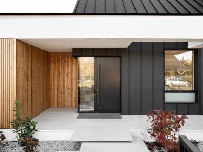 Nowoczesny dom jednorodzinny z niespodzianką w środku