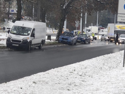 Lublin: Dwa zdarzenia drogowe w rejonie ronda im. Berbeckiego