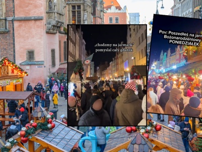 Pokazali, co dzieje się na jarmarku w Gdańsku. 