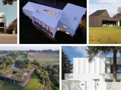 To jedne z najciekawszych domów zrealizowanych w Polsce. Wybrano tylko pięć!