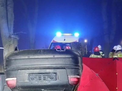 Śmiertelny wypadek pod Tomaszowem. Nie żyje 35-latek