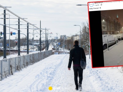 Pojawiła się transmisja. Pokazali, ile śniegu spadło w Poznaniu