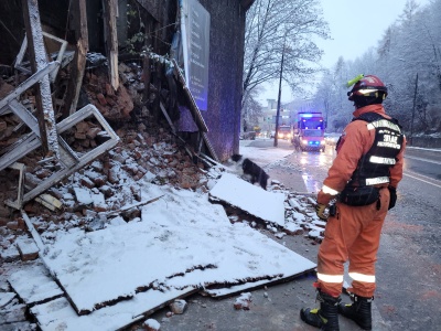 W centrum zawaliła się kamienica