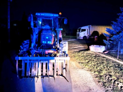 Traktorzysta miał 2,5 promila alkoholu i 3-krotny, dożywotni zakaz prowadzenia pojazdów
