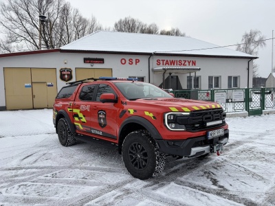 Nowy Ford Ranger trafił do strażaków z OSP Stawiszyn