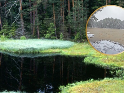 Polskie jezioro nagle zaczęło wyglądać jak hummus. 