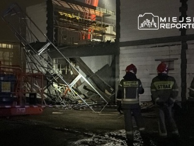 Zawalenie stropu na budowie. Trzy osoby ranne