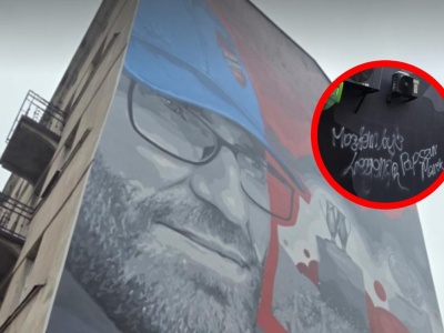 Pokazał, co myśli o Papszunie. Oto co zrobił z muralem