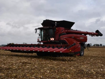 Case IH AF10 – 775 KM i jeden rotor w kukurydzy. Jaką ma wydajność?